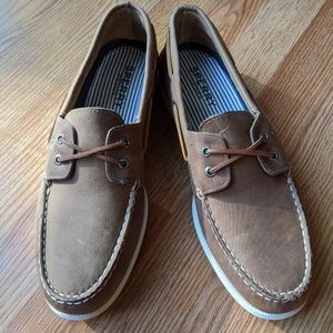 NWT Men's Sperry Brown Leather Topsiders